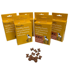 Load image into Gallery viewer, BrewBix Mixed Box Healthy Peanut Butter Dog Treat Biscuits - 3 x 100g large bones + 3 x 100g small bones