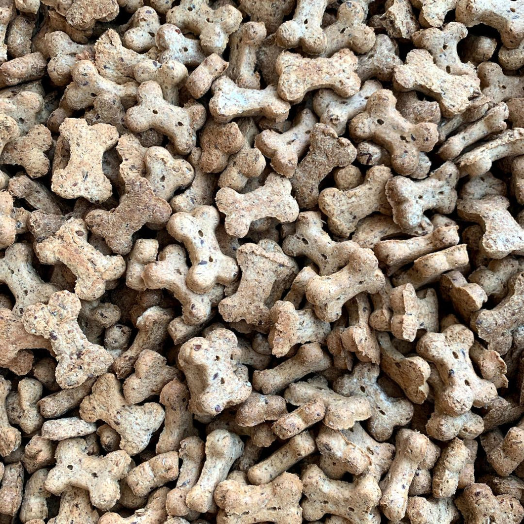 BrewBix Healthy Peanut Butter Dog Treat Biscuits - 10kg Bulk